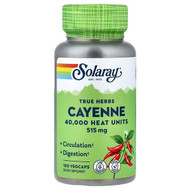 <img alt="Solaray, True Herbs, Cayenne, 515 mg, 100 VegCaps" title="Solaray, True Herbs, Cayenne, 515 mg, 100 VegCaps,076280011302"