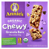 <img alt="Annies Homegrown, Organic Chewy Granola Bars, Chocolate Chip, 6 Bars, 0.89 oz (25 g) Each" title="Annies Homegrown, Organic Chewy Granola Bars, Chocolate Chip, 6 Bars, 0.89 oz (25 g) Each,013562002603"