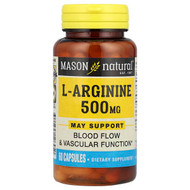 <img alt="Mason Natural, L-Arginine, 500 mg, 60 Capsules" title="Mason Natural, L-Arginine, 500 mg, 60 Capsules,311845126450"