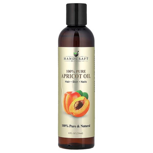 <img alt="Handcraft Blends, 100% Pure Apricot Oil, 8 fl oz (236 ml)" title="Handcraft Blends, 100% Pure Apricot Oil, 8 fl oz (236 ml),850026097481"
