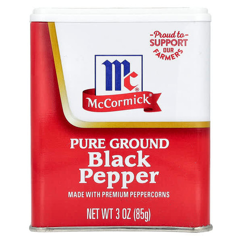 <img alt="McCormick, Pure Ground Black Pepper, 3 oz (85 g)" title="McCormick, Pure Ground Black Pepper, 3 oz (85 g),052100052311"