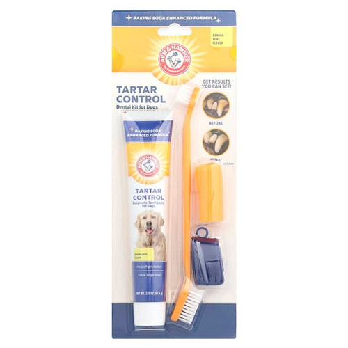 <img alt="Arm & Hammer, Tartar Control, Dental Kit For Dogs, Banana Mint, 4 Piece Kit" title="Arm & Hammer, Tartar Control, Dental Kit For Dogs, Banana Mint, 4 Piece Kit,742797771052"