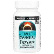 <img alt="Source Naturals, Daily Essential Enzymes, 500 mg, 60 Capsules" title="Source Naturals, Daily Essential Enzymes, 500 mg, 60 Capsules,021078006596"