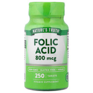 <img alt="Natures Truth, Folic Acid, 800 mcg, 250 Tablets" title="Natures Truth, Folic Acid, 800 mcg, 250 Tablets,840093101488"