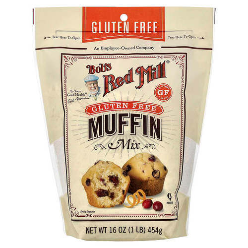 <img alt="Bobs Red Mill, Gluten Free Muffin Mix, 16 oz (454 g)" title="Bobs Red Mill, Gluten Free Muffin Mix, 16 oz (454 g),039978114600"