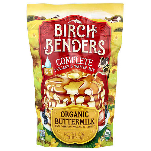 <img alt="Birch Benders, Complete Pancake & Waffle Mix, Organic Buttermilk, 1 lb (454 g)" title="Birch Benders, Complete Pancake & Waffle Mix, Organic Buttermilk, 1 lb (454 g),810001560522"