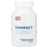 <img alt="Advance Physician Formulas, Essential 5 With Vitamins C, D, & E + Zinc & Selenium, 60 Vegetable Capsules" title="Advance Physician Formulas, Essential 5 With Vitamins C, D, & E + Zinc & Selenium, 60 Vegetable Capsules,896996000755"