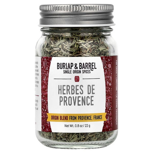 <img alt="Burlap & Barrel, Herbs De Provence, 0.8 oz (22 g)" title="Burlap & Barrel, Herbs De Provence, 0.8 oz (22 g),850036221623"