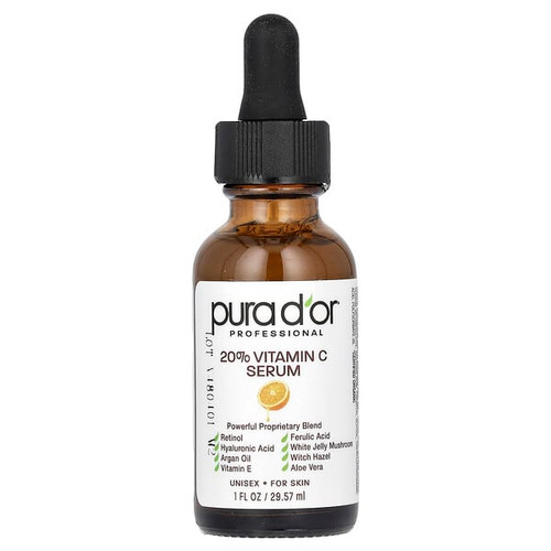 <img alt="Pura Dor, Professional, 20% Vitamin C Serum, 1 fl oz (29.57 ml)" title="Pura Dor, Professional, 20% Vitamin C Serum, 1 fl oz (29.57 ml),810023840145"