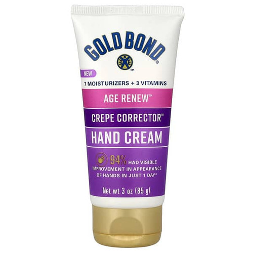 <img alt="Gold Bond, Age Renew, Crepe Corrector Hand Cream, 3 oz (85 g)" title="Gold Bond, Age Renew, Crepe Corrector Hand Cream, 3 oz (85 g),041167043660"