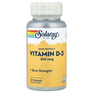 <img alt="Solaray, High Potency Vitamin D-3, 250 mcg, 60 Vegcaps" title="Solaray, High Potency Vitamin D-3, 250 mcg, 60 Vegcaps,076280752502"