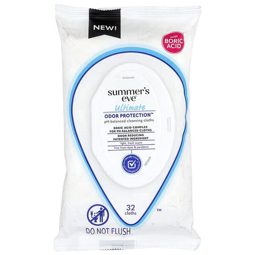 <img alt="Summers Eve, Ultimate Odor Protection, pH-Balanced Cleansing Cloths, Light Fresh, 32 Cloths" title="Summers Eve, Ultimate Odor Protection, pH-Balanced Cleansing Cloths, Light Fresh, 32 Cloths,041608003253"