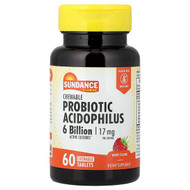 <img alt="Sundance Vitamins, Chewable Probiotic Acidophilus, Berry, 60 Chewable Tablets (8.5 mg per Tablet)" title="Sundance Vitamins, Chewable Probiotic Acidophilus, Berry, 60 Chewable Tablets (8.5 mg per Tablet),840093102898"