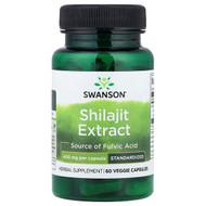 <img alt="Swanson Vitamins, Shilajit Extract, Standardized, 400 mg, 60 Veggie Capsules" title="Swanson Vitamins, Shilajit Extract, Standardized, 400 mg, 60 Veggie Capsules,087614142050"