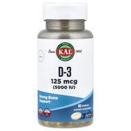 <img alt="KAL, D-3, 125 mcg (5,000 IU), 90 Softgels" title="KAL, D-3, 125 mcg (5,000 IU), 90 Softgels,021245488453"