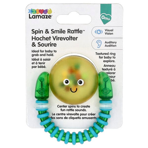 <img alt="Lamaze, Spin & Smile Rattle, 0+ Months, 1 Count" title="Lamaze, Spin & Smile Rattle, 0+ Months, 1 Count,796714231464"