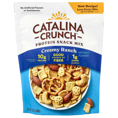<img alt="Catalina Crunch, Protein Snack Mix, Creamy Ranch, 5.25 oz (148 g)" title="Catalina Crunch, Protein Snack Mix, Creamy Ranch, 5.25 oz (148 g),850017468146"
