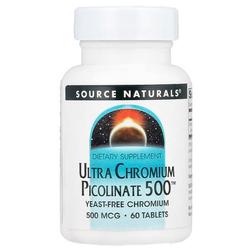 <img alt="Source Naturals, Ultra Chromium Picolinate 500, 500 mcg, 60 Tablets" title="Source Naturals, Ultra Chromium Picolinate 500, 500 mcg, 60 Tablets,021078005155"