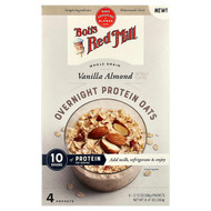<img alt="Bobs Red Mill, Overnight Protein Oats, Whole Grain, Vanilla Almond, 4 Packets, 2.12 oz (60 g) Each" title="Bobs Red Mill, Overnight Protein Oats, Whole Grain, Vanilla Almond, 4 Packets, 2.12 oz (60 g) Each,039978333087"