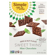 <img alt="Simple Mills, Seed & Nut Flour, Sweet Thins, Mint Chocolate, 4.25 oz (120 g)" title="Simple Mills, Seed & Nut Flour, Sweet Thins, Mint Chocolate, 4.25 oz (120 g),856069005674"