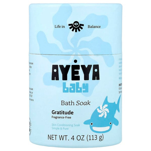 <img alt="Ayeya, Baby, Bath Soak, Fragrance-Free, 4 oz (113 g)" title="Ayeya, Baby, Bath Soak, Fragrance-Free, 4 oz (113 g),810129397239"