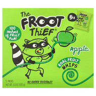 <img alt="The Froot Thief, Real Fruit Whips, Apple, 5 Packs, 0.7 oz (20 g) Each" title="The Froot Thief, Real Fruit Whips, Apple, 5 Packs, 0.7 oz (20 g) Each,850059792032"