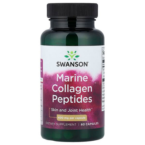 <img alt="Swanson Vitamins, Marine Collagen Peptides, 400 mg, 60 Capsules" title="Swanson Vitamins, Marine Collagen Peptides, 400 mg, 60 Capsules,087614210346"