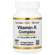 <img alt="California Gold Nutrition, Vitamin K Complex, 60 Veggie Capsules" title="California Gold Nutrition, Vitamin K Complex, 60 Veggie Capsules,898220024179"
