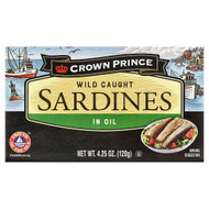 <img alt="3 PACK of Crown Prince Natural, Wild Caught Sardines, In Oil, 4.25 oz (120 g)" title="3 PACK of Crown Prince Natural, Wild Caught Sardines, In Oil, 4.25 oz (120 g),073230001437"