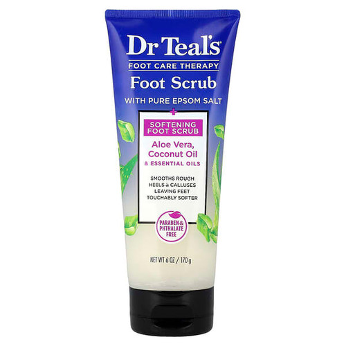 <img alt="Dr. Teals, Foot Care Therapy, Foot Scrub with Pure Epsom Salt, 6 oz (170 g)" title="Dr. Teals, Foot Care Therapy, Foot Scrub with Pure Epsom Salt, 6 oz (170 g),811068015253"