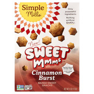 <img alt="Simple Mills, Sweet Mmms, Baked Sweet Snacks, Cinnamon Burst, 4 oz (113 g)" title="Simple Mills, Sweet Mmms, Baked Sweet Snacks, Cinnamon Burst, 4 oz (113 g),810021672380"