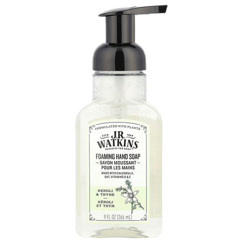 <img alt="J R Watkins, Foaming Hand Soap, Neroli & Thyme, 9 fl oz (266 ml)" title="J R Watkins, Foaming Hand Soap, Neroli & Thyme, 9 fl oz (266 ml),856294008235"