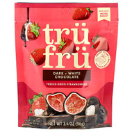 <img alt="Tru Fru, Freeze-Dried Strawberries, Dark + White Chocolate, 3.4 oz (96 g)" title="Tru Fru, Freeze-Dried Strawberries, Dark + White Chocolate, 3.4 oz (96 g),850048358270"