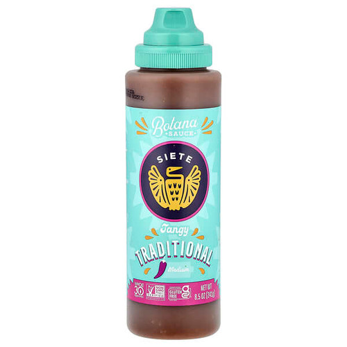 <img alt="Siete, Traditional Botana Sauce, Medium, 8.5 oz (241 g)" title="Siete, Traditional Botana Sauce, Medium, 8.5 oz (241 g),810091780411"