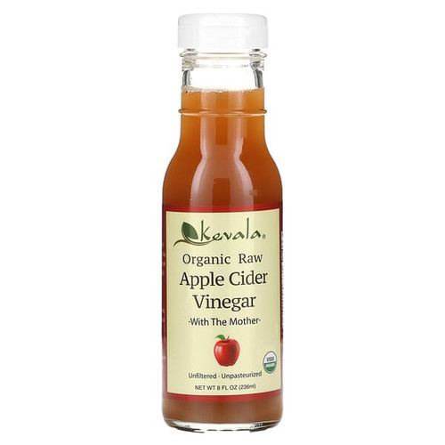 <img alt="Kevala, Organic Raw Apple Cider Vinegar, With The Mother, 8 fl oz (236 ml)" title="Kevala, Organic Raw Apple Cider Vinegar, With The Mother, 8 fl oz (236 ml),816536011614"