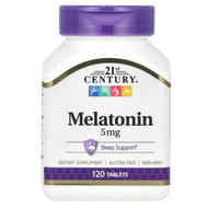 <img alt="21st Century, Melatonin, 5 mg, 120 Tablets" title="21st Century, Melatonin, 5 mg, 120 Tablets,740985270875"