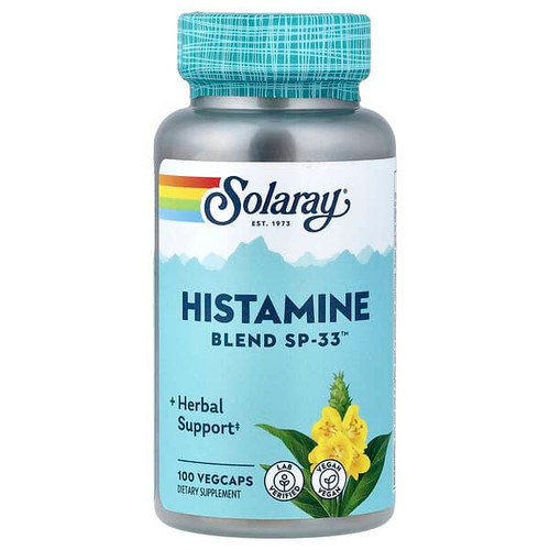 <img alt="Solaray, Histamine Blend SP-33, 100 VegCaps" title="Solaray, Histamine Blend SP-33, 100 VegCaps,076280023305"