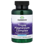 <img alt="Swanson Vitamins, Triple Magnesium Complex, 400 mg, 100 Vegan Capsules" title="Swanson Vitamins, Triple Magnesium Complex, 400 mg, 100 Vegan Capsules,087614018089"