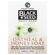 <img alt="Amazing Herbs, Black Seed, Oatmeal & Honey Bar Soap, 4.25 oz (120 g)" title="Amazing Herbs, Black Seed, Oatmeal & Honey Bar Soap, 4.25 oz (120 g),665231700428"