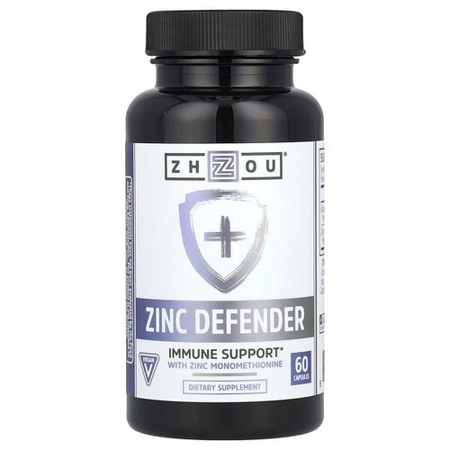 <img alt="Zhou Nutrition, Zinc Defender, 60 Capsules" title="Zhou Nutrition, Zinc Defender, 60 Capsules,669191640619"