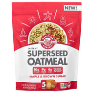 <img alt="Manitoba Harvest, Instant Superseed Oatmeal, Maple & Brown Sugar, 5 Packets, 1.8 oz (51 g) Each" title="Manitoba Harvest, Instant Superseed Oatmeal, Maple & Brown Sugar, 5 Packets, 1.8 oz (51 g) Each,697658201837"