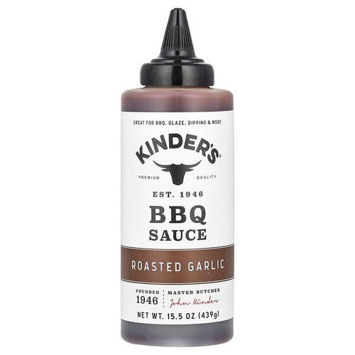<img alt="KINDERs, BBQ Sauce, Roasted Garlic, 15.5 oz (439 g)" title="KINDERs, BBQ Sauce, Roasted Garlic, 15.5 oz (439 g),755795700030"