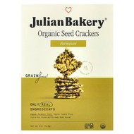 <img alt="Julian Bakery, Organic Seed Crackers, Parmesan, 4 oz (113 g)" title="Julian Bakery, Organic Seed Crackers, Parmesan, 4 oz (113 g),813926007516"