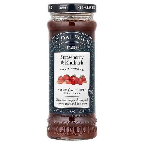 <img alt="St. Dalfour, Strawberry & Rhubarb Fruit Spread ,  10 oz (284 g)" title="St. Dalfour, Strawberry & Rhubarb Fruit Spread ,  10 oz (284 g),810019370021"