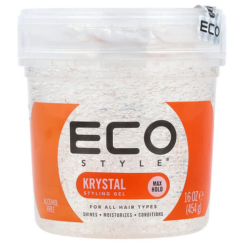 <img alt="Eco Style, Styling Gel, Max Hold, All Hair Types, Krystal, 16 oz (454 g)" title="Eco Style, Styling Gel, Max Hold, All Hair Types, Krystal, 16 oz (454 g),748378001143"