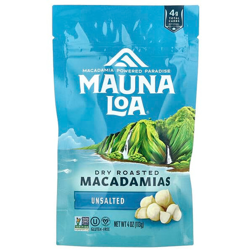<img alt="Mauna Loa, Dry Roasted Macadamias, Unsalted, 4 oz (113 g)" title="Mauna Loa, Dry Roasted Macadamias, Unsalted, 4 oz (113 g),072992041019"