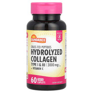 <img alt="Sundance Vitamins, Hydrolyzed Collagen Type I & III + Vitamin C, 60 Coated Caplets" title="Sundance Vitamins, Hydrolyzed Collagen Type I & III + Vitamin C, 60 Coated Caplets,840093108616"