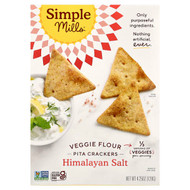 <img alt="Simple Mills, Veggie Flour Pita Crackers, Himalayan Salt, 4.25 oz (120 g)" title="Simple Mills, Veggie Flour Pita Crackers, Himalayan Salt, 4.25 oz (120 g),856069005582"