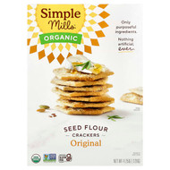 <img alt="Simple Mills, Organic Seed Flour Crackers, Original, 4.25 oz (120 g)" title="Simple Mills, Organic Seed Flour Crackers, Original, 4.25 oz (120 g),856069005742"