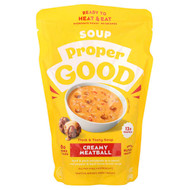 <img alt="Proper Good, Ready To Heat & Eat, Creamy Meatball Soup, 12 oz (340 g)" title="Proper Good, Ready To Heat & Eat, Creamy Meatball Soup, 12 oz (340 g),850015537028"